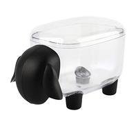 Nikou Boîte de rangement en coton-tige porte-cure-dents cosmétique organisateur de bureau Mini forme de mouton(noir)