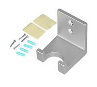 Nikou Bottoml Porte-filtre mural en alliage d'aluminium viscose perforé à double usage Argenté