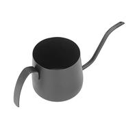 Nikou Bouilloire à col de cygne en acier inoxydable, 250 ml avec échelle, poignée confortable, idéale pour verser sur le café, bouilloire à café