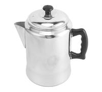 Nikou Bouilloire à thé en aluminium de 3 L avec bec en forme de V - Conduction rapide de la chaleur - Idéale pour le thé et le café - Design léger - Argenté