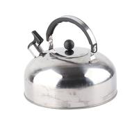 Nikou Bouilloire sifflante en acier inoxydable de 3 L, bouilloire à chauffage rapide avec boutons One Touch et poignée isolante pour un usage domestique, convient pour cuisinière