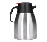 Nikou Bouteille isotherme en acier inoxydable pour thé et café - 1,5 l - Pour usage domestique - Finition argentée
