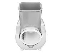Nikou Broyeur de légumes électrique, portable, rechargeable, multifonctionnel pour cuisine, coupe-légumes automatique, blanc, comprend une fonction râpe à fromage