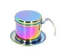Nikou Cafetière vietnamienne colorée en acier inoxydable, conception de filtre pour la maison, café, Camping, réunions de famille