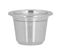Nikou Capsule de café rechargeable en acier inoxydable, filtre à dosettes réutilisable de rechange pour machine Nestlé, capsule de café, compatible avec diverses machines à café