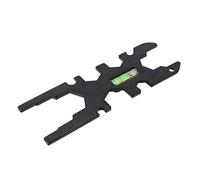 Nikou Clé de robinet - Robinets de robinet de salle de bain Écrou de clé Presse-étoupe glande presse-étoupe Outils de maintenance et d'entretien, tuyau d'eau noir Ménage