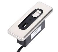 Nikou Commande manuelle électrique pour canapé, interrupteur à bouton-poussoir + commande vocale, avec chargeur de téléphone portable USB, commande vocale électrique de canapé (fiche droite à 5