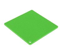 Nikou Coussin isolant, tapis en silicone de qualité alimentaire, anti-brûlure, tapis épais pour four à micro-ondes pour cuisine, vert, support de casserole et set de table polyvalent