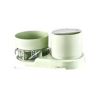 Nikou Couteau Ustensile Hateder Kitchen Multifinectional Rotation Rack Rackage Organisateur d'organisateurs Sépargne pour la maison Plastique (Vert)
