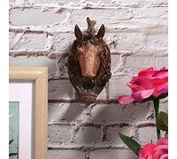 Nikou Crochet mural vintage en forme d'animal - Motif cheval - Pour décoration de la maison - Idéal pour la salle de bain et la chambre à coucher - Crochet mural fonctionnel - Facile à installer