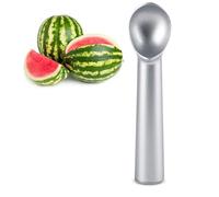 Nikou Cuillère à crème glacée en alliage d'aluminium, anti-adhésive, idéale pour les boules de crème glacée, crème et pastèque