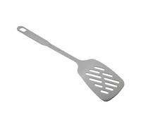Nikou Cuillère de cuisine en acier inoxydable 304, spatule résistante avec poignée antidérapante, ustensile de cuisine multifonctionnel, 30,5 cm, avec trou pour suspendre