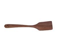 Nikou Cuillère en bois de 33,5 cm de long, spatule de cuisine texturée et légère avec trou de suspension, cadeau de cuisine, pagaie en bois, fournitures de cuisine