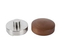 Nikou Distributeur de café 58 mm, profondeur réglable avec poignée en bois de noyer, outil de distribution de café pour la préparation Espro
