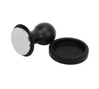 Nikou Distributeur de café et niveleur à café à double tête en acier inoxydable, 58 mm avec échelle, étalonnage à ressort, ensemble d'agitateurs pour la maison et le café