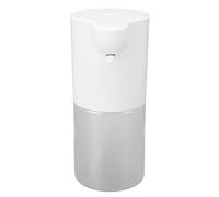 Nikou Distributeur de savon automatique, pompe de savon rechargeable Touchl pour les mains, capacité de 350 ml, distributeur de savon en mousse pour comptoir de salle de bain, design moderne