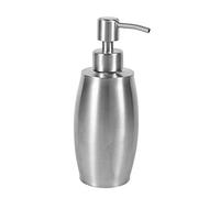 Nikou Distributeur de savon en acier inoxydable 304 pour salle de bain - Pompe de douche - 350 ml - Distributeur de savon pour shampooing et savon - Fixation murale - Design moderne