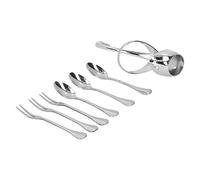 Nikou Élégant support de rangement en acier inoxydable pour fourchettes et cuillères, ensemble de vaisselle de cuisine, design moderne, idéal pour la maison et le jardin