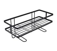 Nikou Étagère de rangement murale pour salle de bain - 60 x 20 x 70 cm - Noir