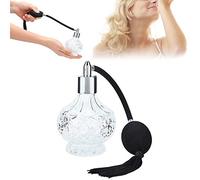 Nikou Flacon PulvéRisateur de Parfum de Style RéTro Bouteille de Ciel éToilé PièCes Flacon Parfum Vide Atomiseur à Pompon Adapté Aux Parfums, Huiles Essentielles et Autres Liquides（80 Ml）