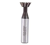 Nikou Fraise en bout - 16mm queue d'aronde fraise 60 degrés degré HSS queue droite queue d'aronde fraise fraise en bout CNC Bit