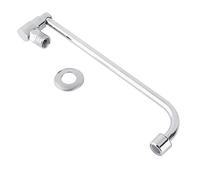 Nikou G1/2" Robinet d'évier de Cuisine Mural Monotrou pour Restaurant Robinet d'eau Froide, Robinets à Bascule Semi-Automatique pour Bar (30 cm)