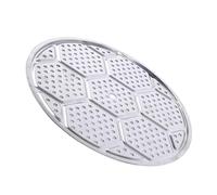 Nikou Grille à Vapeur en Acier Inoxydable, Support Vapeur Ronde Grille de Refroidissement Plateau de Cuisson pour Casseroles, Marmite, Conserve Prure, Pâtisserie et Cuisine, 25 cm
