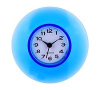 Nikou Horloge étanche, Mini Salle de Bain Mignonne pour Enfants, Outil de Temps Parfait pour Salle de Bain, Cuisine, Salon, Chambre à Coucher(Bleu)