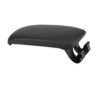 Nikou Housse d'accoudoir-Aud-i A3 8P/A5 2003-2013 housse d'accoudoir de console centrale noire de voiture 8P0864245P(Cuir)