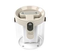 Nikou Humidificateur d'Air 1.5L, Top-Fill Humidifier d'Air Bébé Chambre, Silencieux Diffuseur d'arômes Ultrasonique avec LED Veilleuse, Buse Bidirectionnelle, pour Chambre, Yoga, Bureau (Beige)