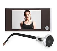 Nikou Judas de Porte, Caméra Électronique de Porte LCD de 3,5 pouces, Grand Angle de 120 degrés, Sonnette Numérique Œil de Chat, pour Bureau, Hôtel et Résidence