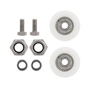 Nikou Kit de Remplacement de Roues de Porte de Serre Elite de 30 mm de Diamètre pour Portail Coulissant, Barres d'angle, Tiroirs