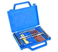 Nikou Kit de réparation de pneus 13Pcs Ensemble d'outils de réparation de pneus antirouille avec boîte Facile à Transporter pour Les Motos Automobiles