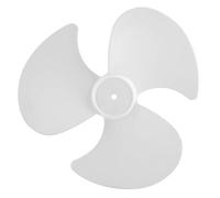 Nikou Lame de Ventilateur en Plastique de Vent 3 Feuilles, Pales de Ventilateurs de Rechange Trou 0.8 cm, Accessoires de Remplacement pour Ventilateur de Table sur Pied