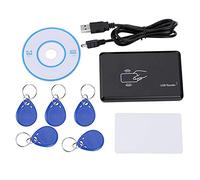 Nikou Lecteur RFID USB Lecteur et copieur de Carte d'identité USB Duplicateur de Carte RFID USB 125 khz avec étiquette de clé 5 pièces