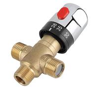Nikou limiteur de temperature chauffe eau, Mitigeur thermostatique Mitigeur en laiton Mitigeur Température de l'eau Tuyau Contrôle du thermostat du bassin