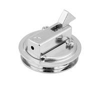 Loquet à tirette affleurante Loquet à tirette encastré pour bateau 1,8 pouces avec loquet de trappe à poignée annulaire en acier inoxydable, serrure de loquet de trappe de pont