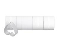 Nikou Lot de 10 emporte-pièces en acier inoxydable pour gâteaux en forme d'ananas - Outil de cuisson pour pâtisserie - Facile à utiliser