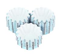 Nikou Lot de 100 caissettes à muffins en forme de cerf, pour décoration de fête d'anniversaire, idéal pour décoration de cupcakes et emballages de cupcakes Bleu ciel