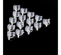 Nikou Lot de 100 Clips De Greffage De Plantes, Pinces de Greffage Spéciales pour Tomates et Jeunes Aubergines, Mini Pince à Greffer en Plastique pour Tomates, Légumes, Tiges De Fleurs