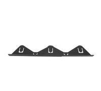 Nikou Lot de 2 couvre-joints rétractables en acier inoxydable pour cuisinière - 60 cm de long - Facile à nettoyer - S'adapte à la plupart des cuisinières standard