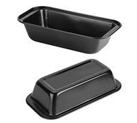 Nikou Lot de 2 décorations de gâteaux en silicone de qualité alimentaire pour projets d'artisanat, 30 trous, tapis à macarons, outils de cuisson, antiadhésifs, noir