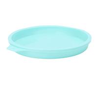 Nikou Lot de 20 moules à cupcakes en silicone anti-adhésif réutilisable pour muffins, biscuits, gâteaux, moules de cuisson ronds bleus