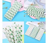 Nikou Lot de 25 feuilles de papier jetables Motif feuilles Idéal pour les jus et les fêtes