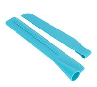 Nikou Lot de 3 buses à crème en acier inoxydable pour décoration de gâteaux, hauteur réglable, bleu, pour pâtisserie, pâtes, ustensiles de cuisine
