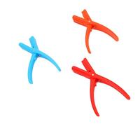 Nikou Lot de 3 éplucheurs d'écrevisses en plastique efficace pour la maison et le restaurant, éplucheur manuel pour écrevisses et crevettes, appareil facile à décortiquer