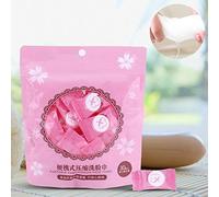 Nikou Lot de 30 mini serviettes jetables en tissu non tissé, chiffon de nettoyage pour le visage, serviette de voyage composée, légère et compacte