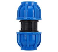 Nikou Lot de 4 connecteurs droits en plastique PE de 32 mm, adaptateur de tuyau d'eau, raccord de tuyau, connecteur de tuyau d'eau, design