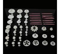 Nikou Lot de 47 emporte-pièces pour décoration de gâteaux fondants, ustensiles de pâtisserie, pâtisserie
