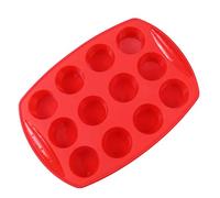 Nikou Lot de 5 moules ronds en silicone résistant à la chaleur pour pain, pudding, crème glacée, anti-adhésif, flexible, démoulage facile, diamètre 20 cm
